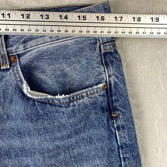 BDG Urban Outfitters Relaxed Straight Jeans Distressed Blue Mens Size 31 - Picture 6 of 9